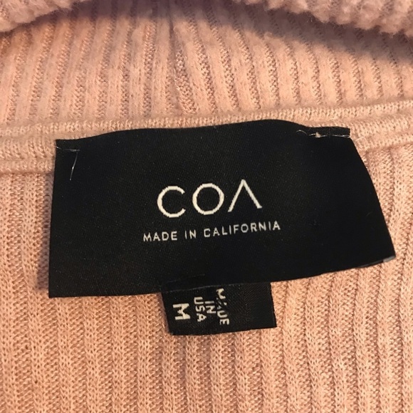 Anthropologie COA Medium Pink Cozy Rayon Open Front Long Line Layering Cardigan - Picture 5 of 7